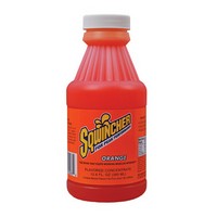 Sqwincher Corporation 040304-OR Sqwincher 12.8 Ounce Liquid Concentrate Orange Electrolyte Drink - Yields 1 Gallon (20 Each Per